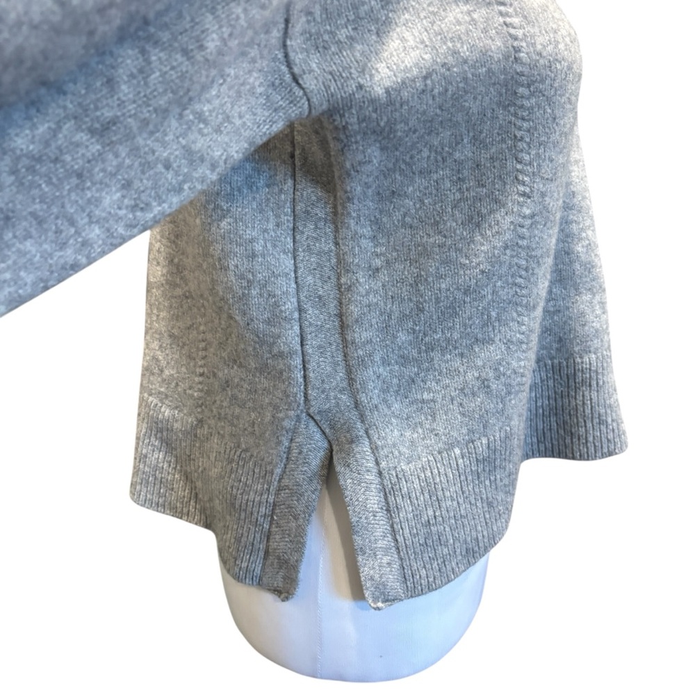 GANT Gray Cashmere Blend Turtleneck Sweater Women’s Small Cozy Knit - Picture 8 of 10